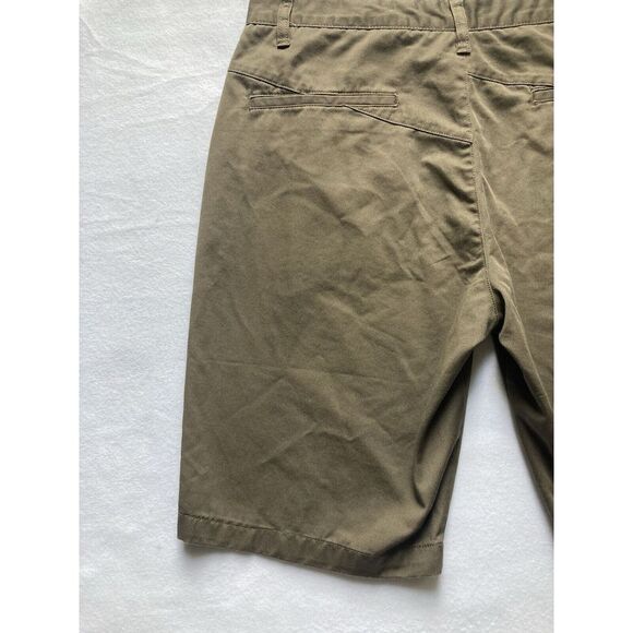 Volcom Brown Chino Flat Front Regular Fit Casual Short Mens 33 - Picture 9 of 11